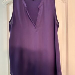 Papermoon V-Neck Purple Blouse